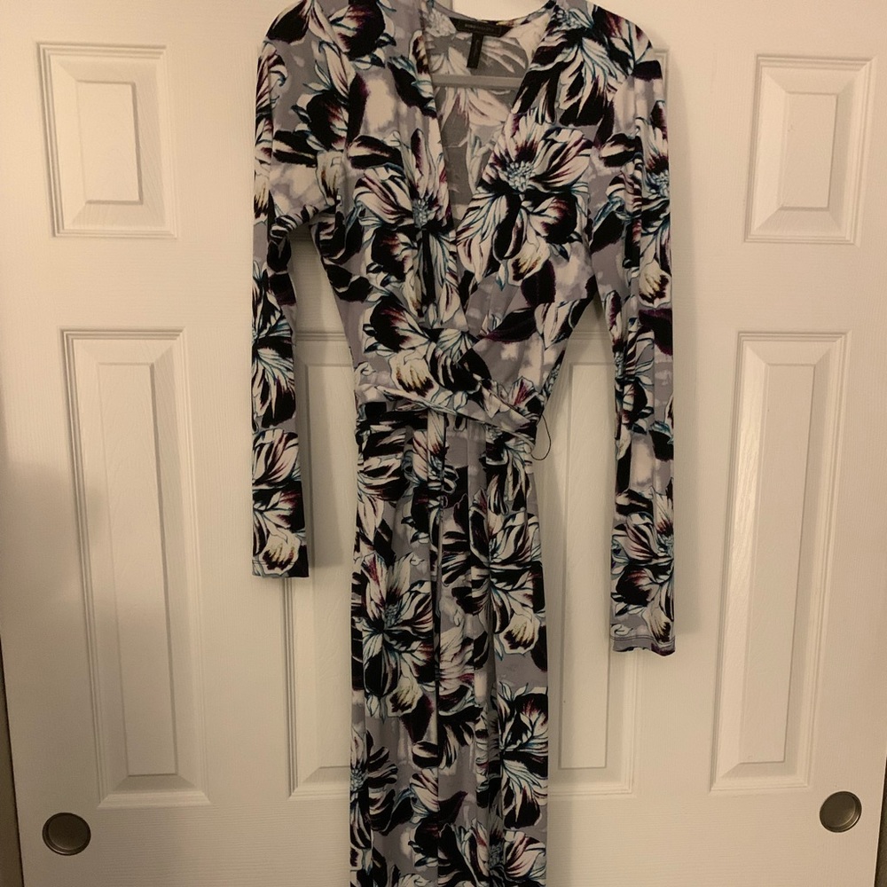 BCBG FLORAL MAXI DRESS